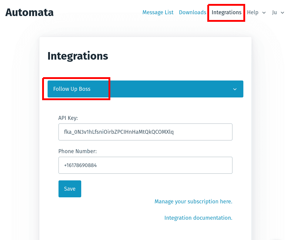 Required fields