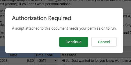 Permissions Request