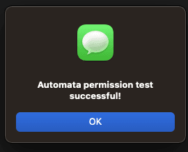 Permission granted prompt