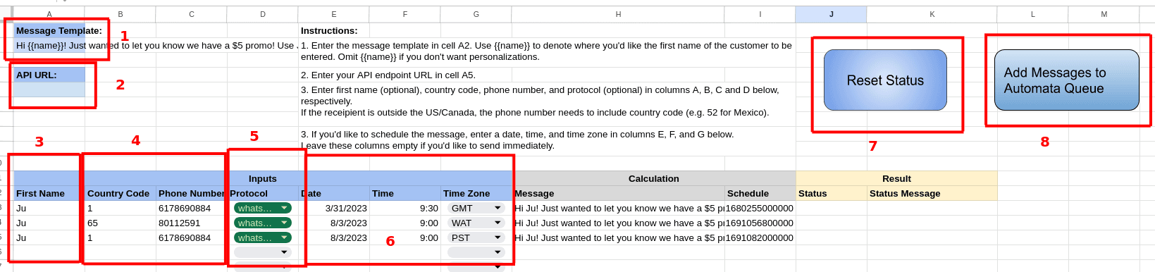 Filling out the Model